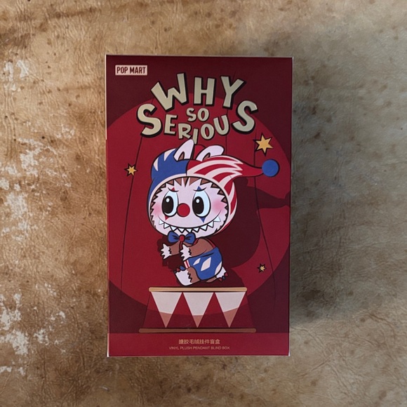 POP MART Other - Pop Mart “Why So Serious” Juggling Clown (Labubu) Vinyl Figure